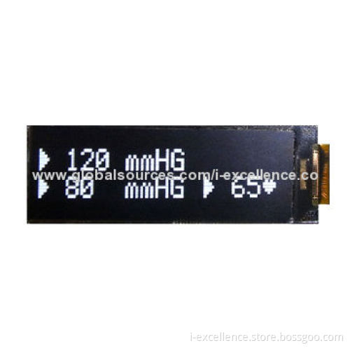 2.06-inch OLED Display Module with ZIF Connector and White Color